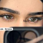 عدسات هايبرد كيتن جرين بلون أخضر